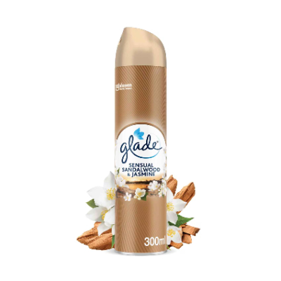GLADE SANDALWOOD & JASMINE AIR FRESHENER SPRAY, 300ML