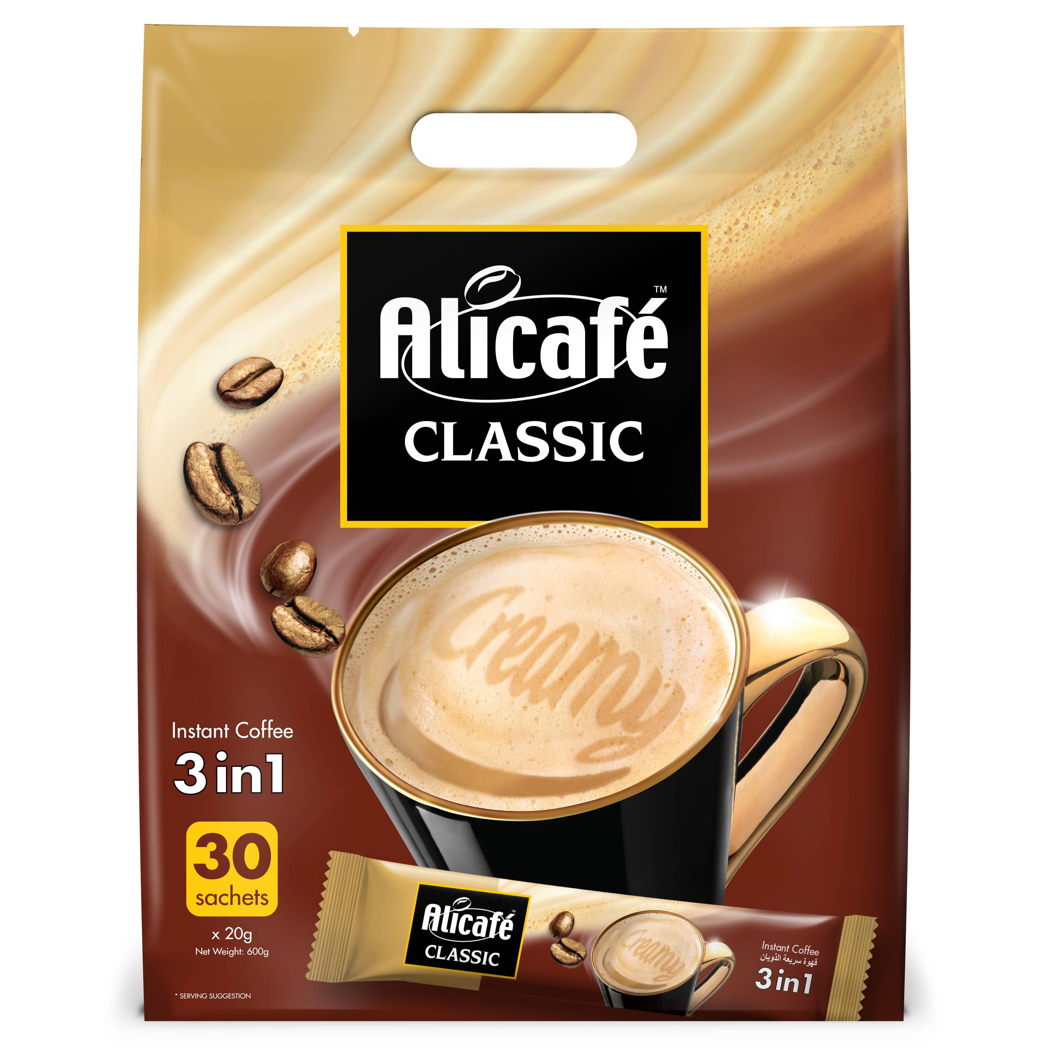 Alicafe 3 in 1 Classic Coffee, 30x20g