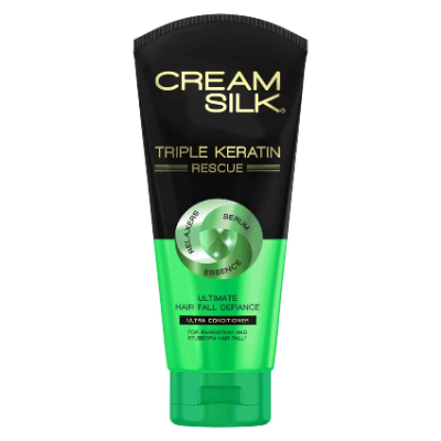 Cream Silk Conditioner Triple Keratin Ultimate Hair Fall Defiance 340 ML
