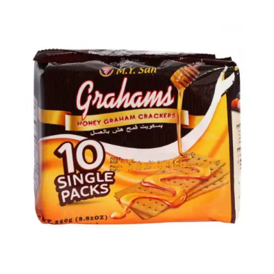 M.y. San Grahams Honey Graham Cracker Handy Pack, 250g
