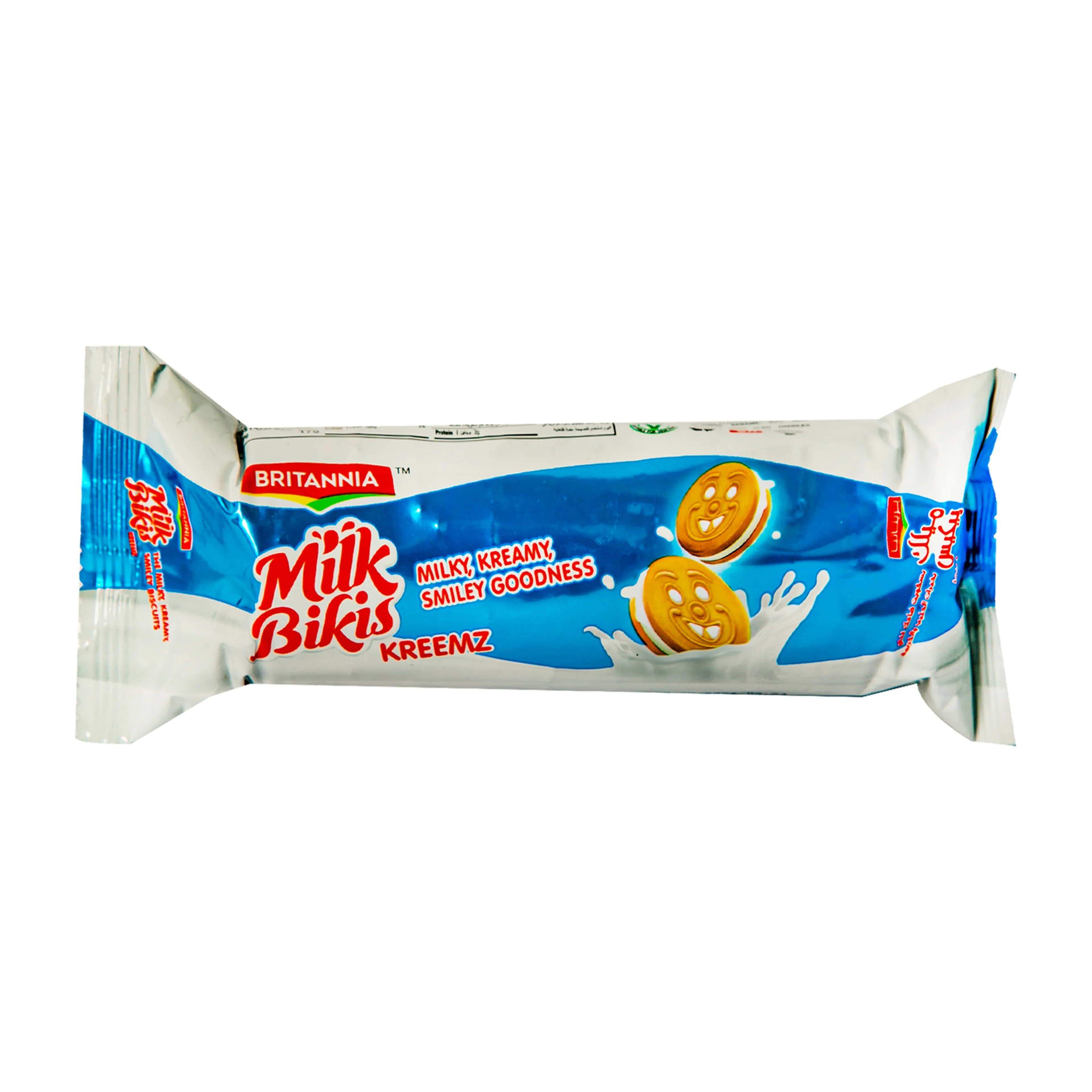 Britannia Milk Bikis Milky Flavoured Sandwich Biscuits 100 G