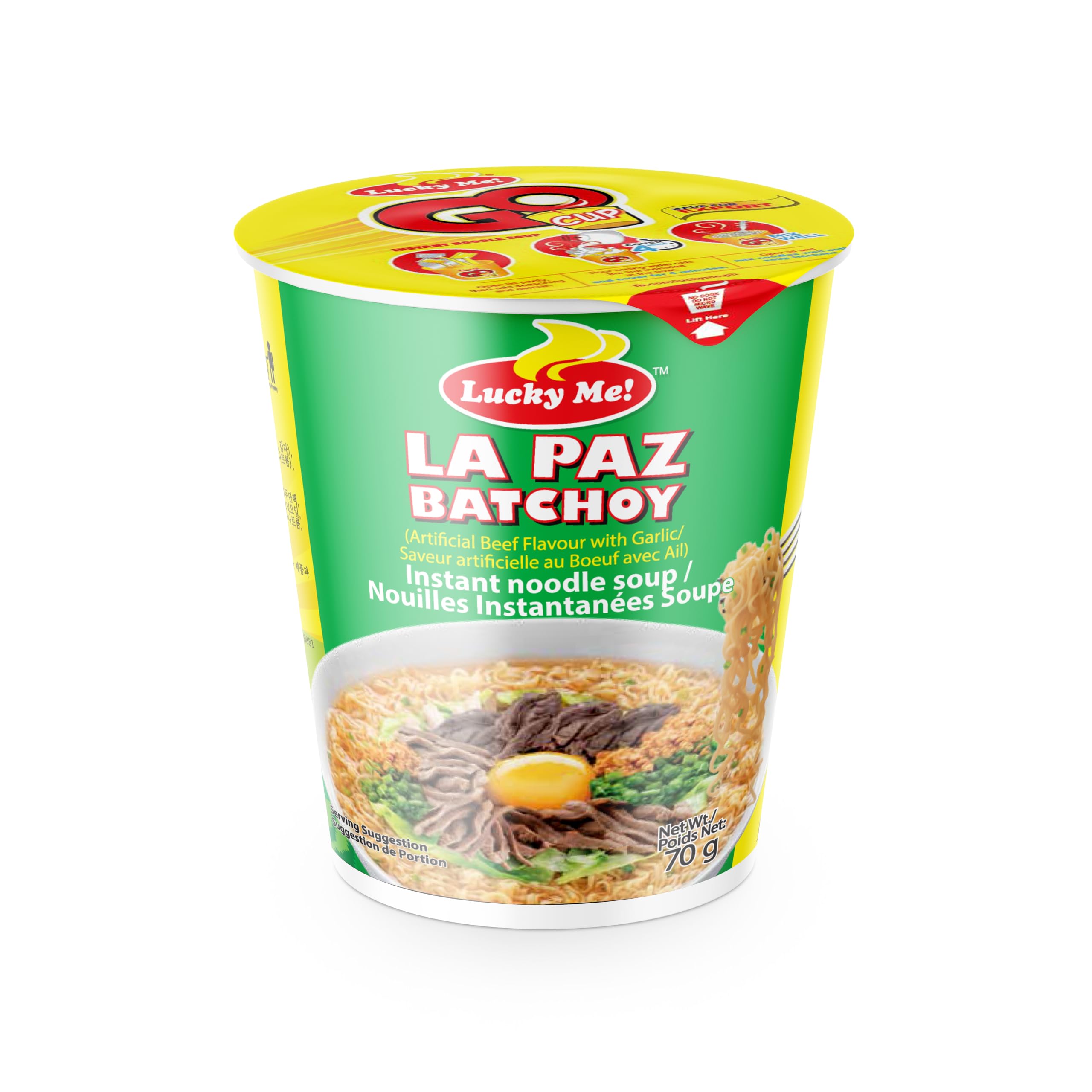 Lucky Me Supreme La Paz Batchoy Instant Noodles Soup, 70g