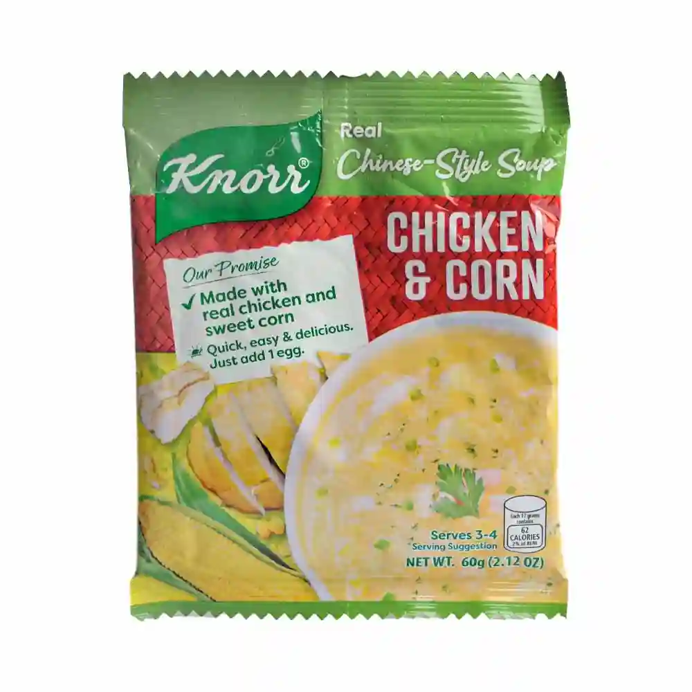 KNORR CHICKEN&CORN SOUP 60G 1K0008