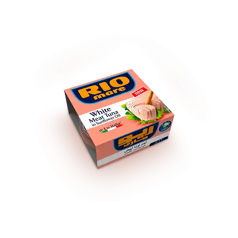 Rio Mare White Tuna Meat in Sunflower Oil 160GM