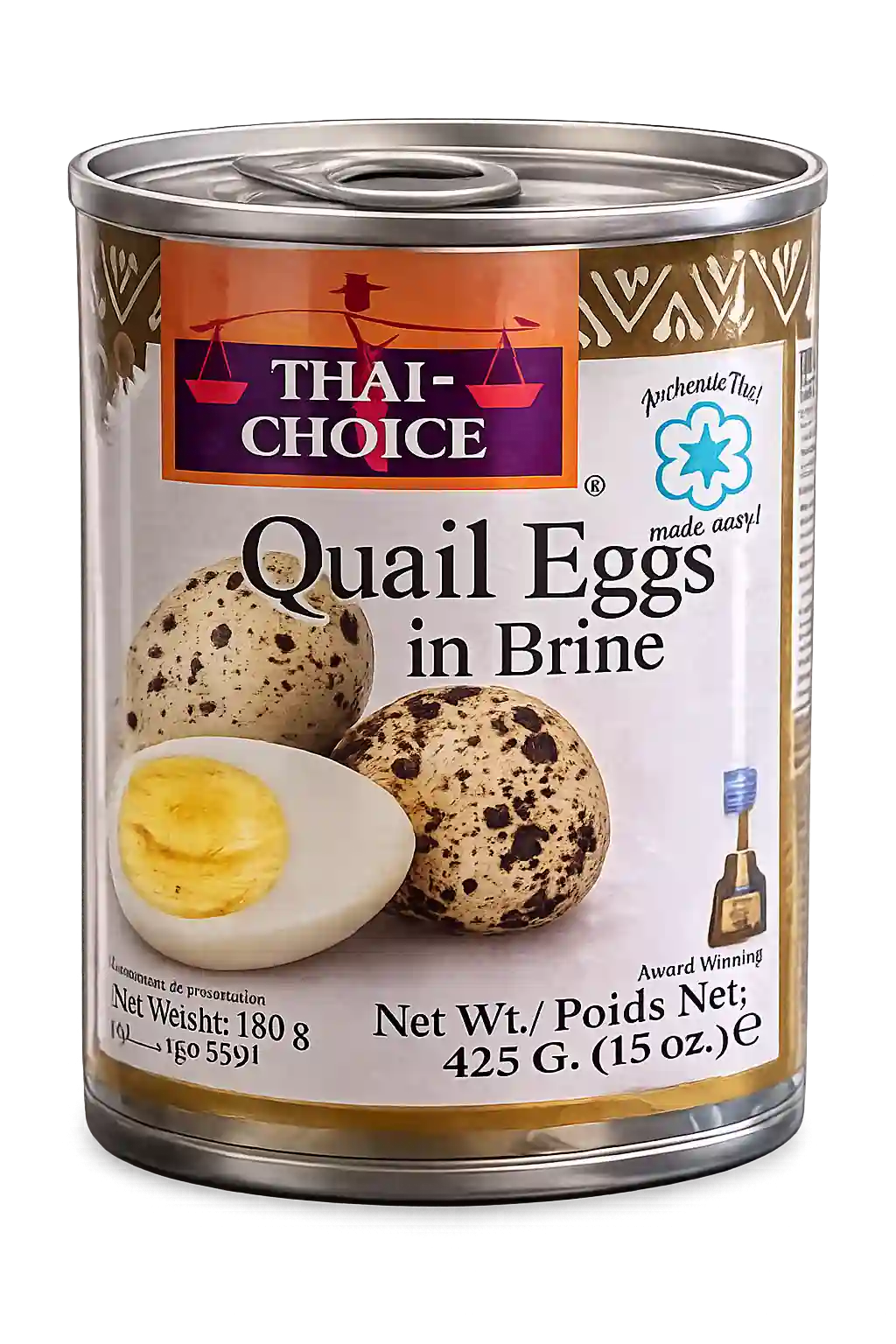 Thai Choice Quail Egg in Brine 425GM 183535