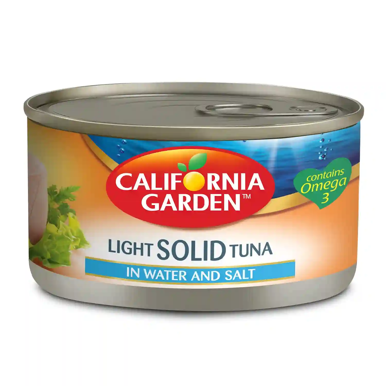 California Garden Light SOLID Tuna in Water &salt With Brine 185GM