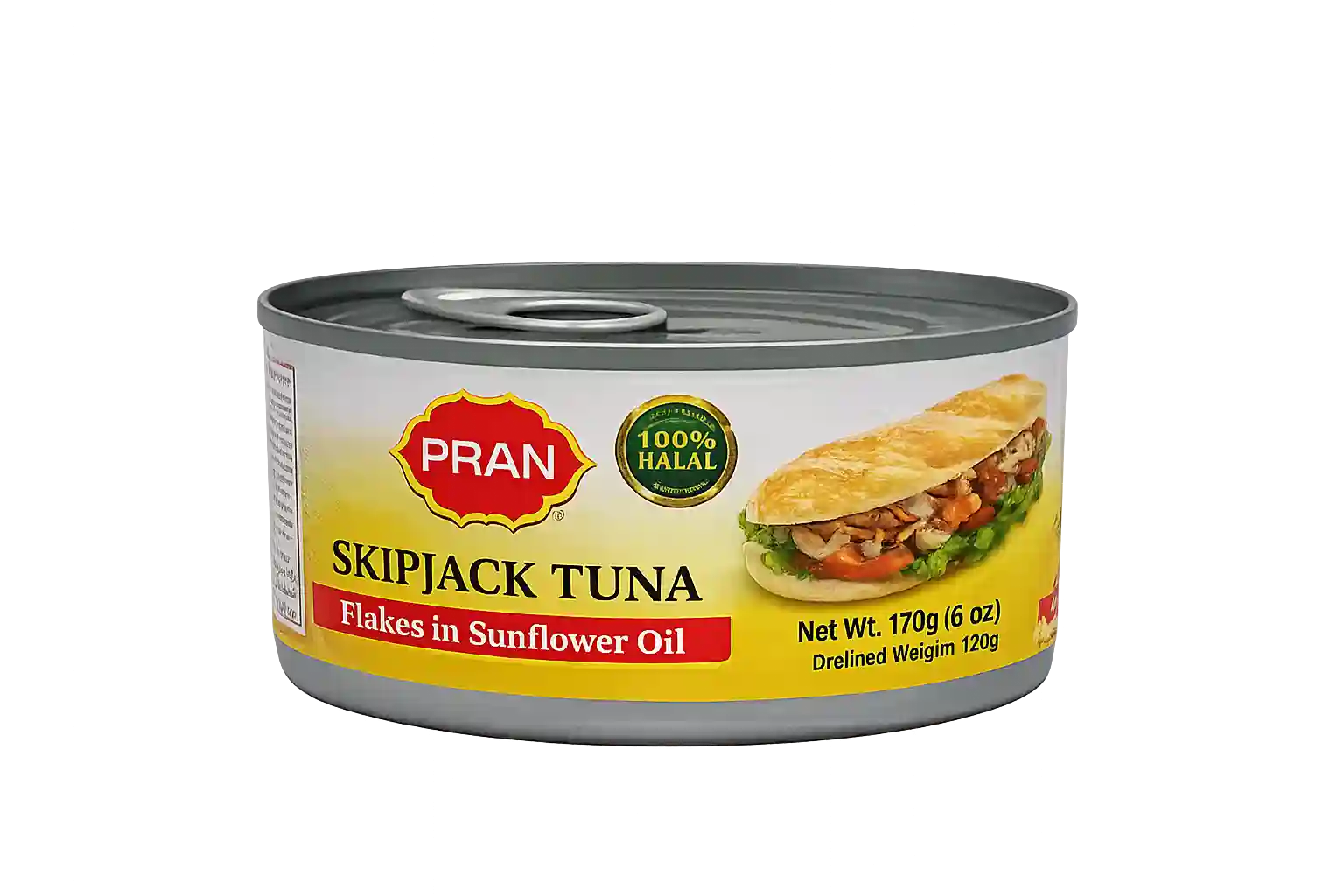 Pran Skipjack Tuna Flakes in Sunflower Oil 160gm
