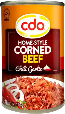 Cdo Home-style Corned Beef Chili Garlic 150g