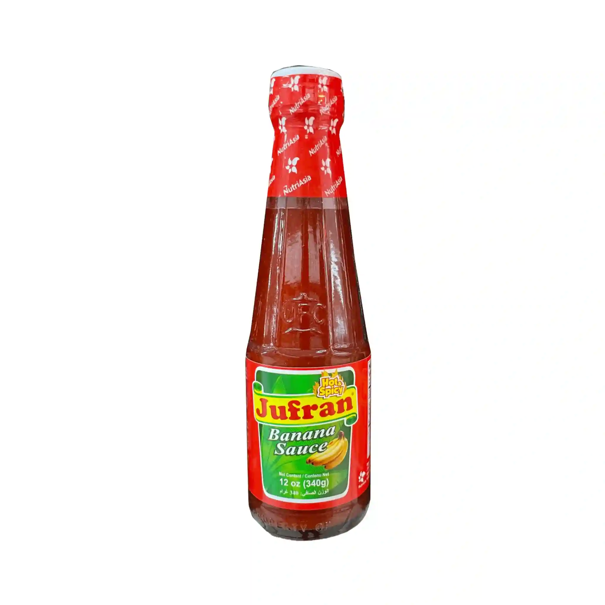 Jufran Banana Sauce Hot 19oz 560ML