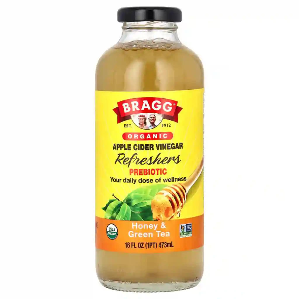 Bragg Apple Cider Vinegar Honey&green Tea 16 Oz 473ML