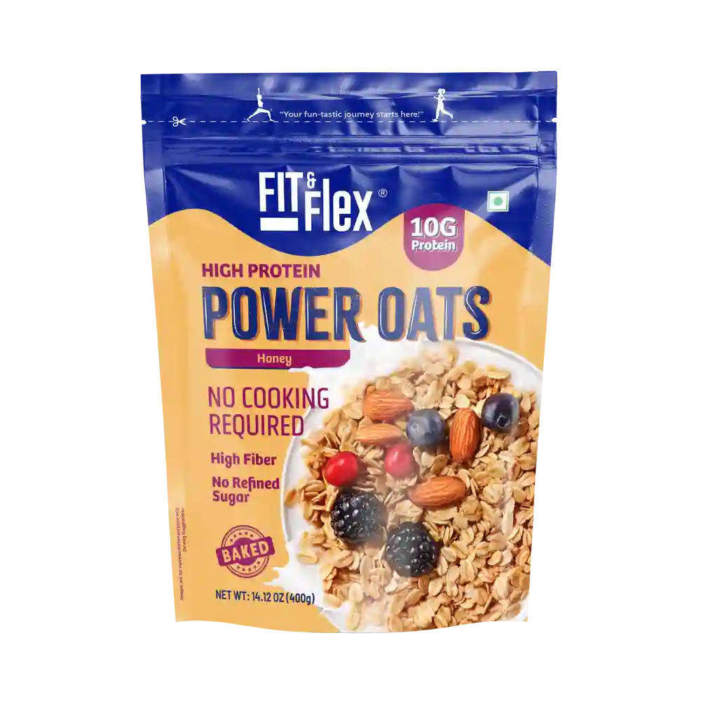 Fit&flex Power Oats Honey Rich in Fiber