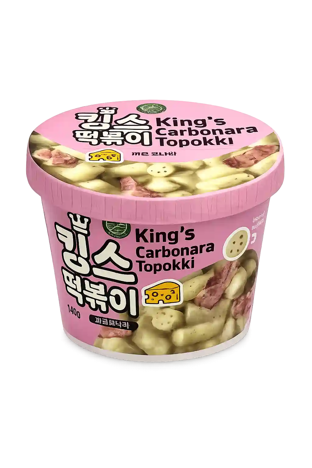 Kings Carbonara Topokki Cup 140GM