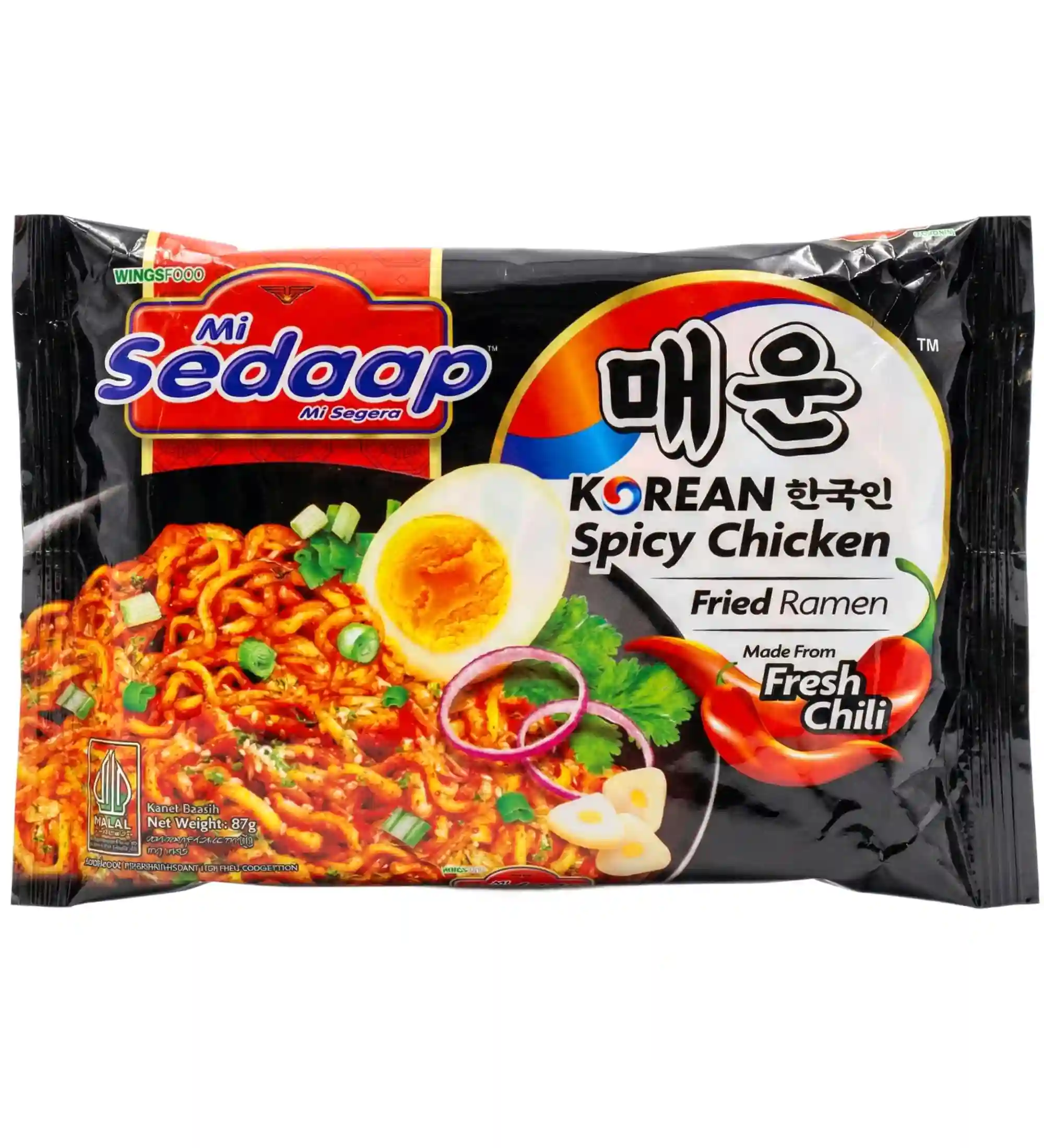 Mie Sedaap Korean Spicy Chicken Noodle 87GM