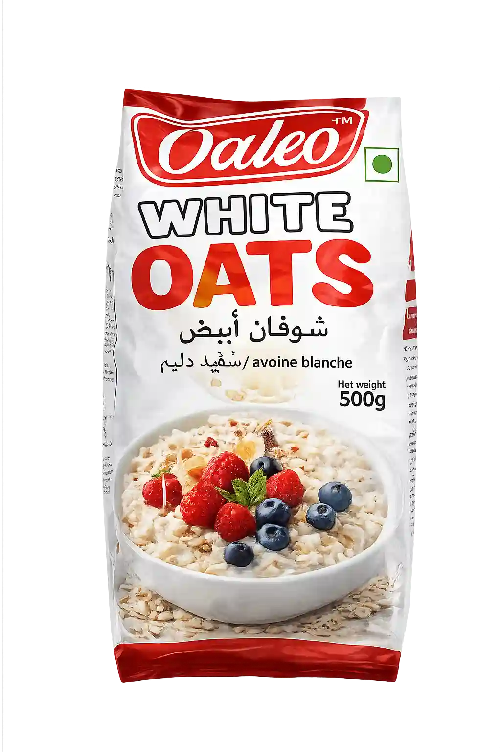 Oaleo White Oats Pouch 500GM