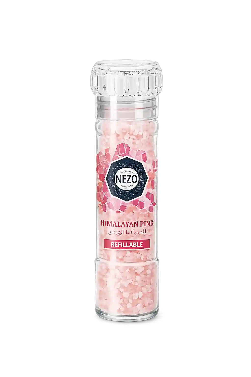 Nezo Himalaya Salt Pink 90GM Grinder Bottle