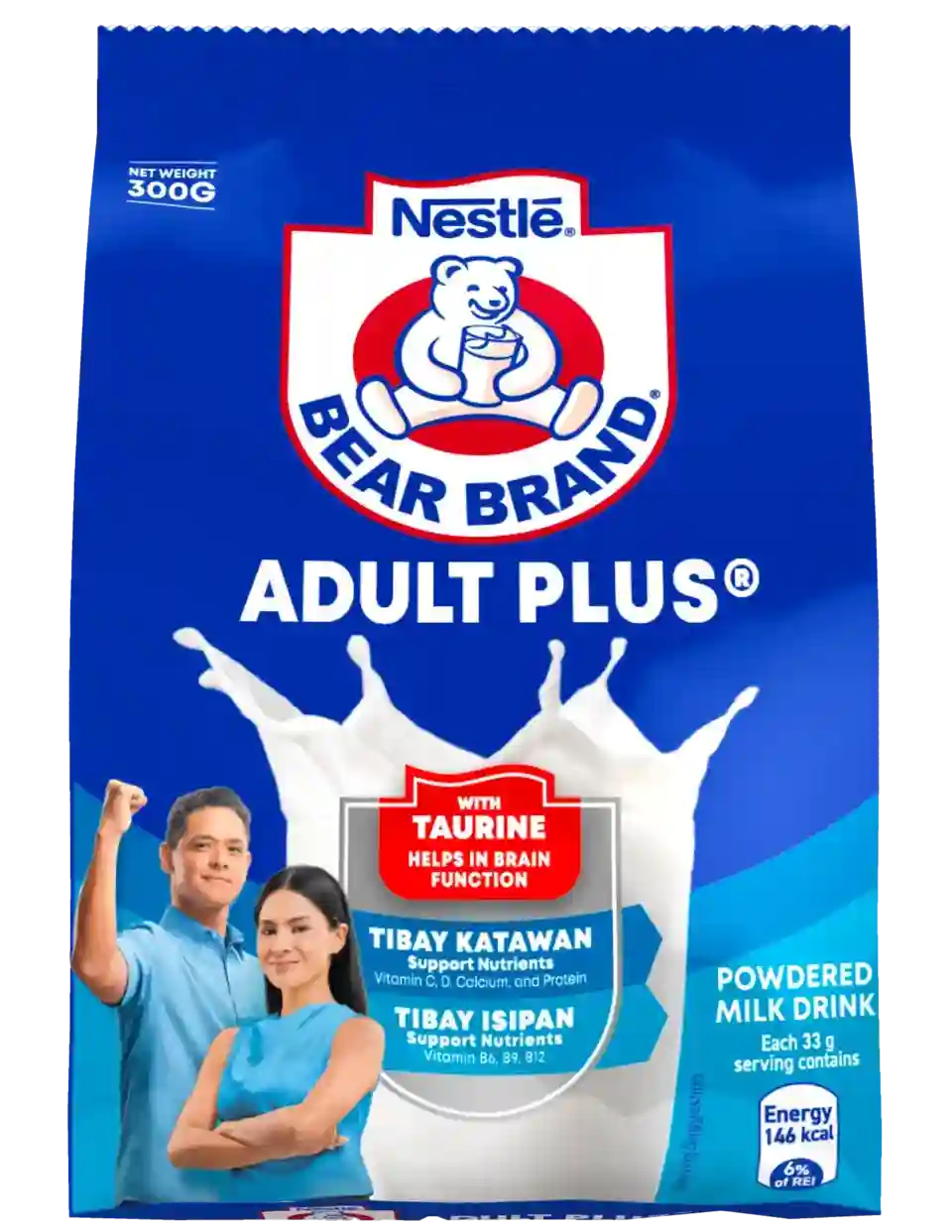 Nestle Bear Brand Milk Powder Adult Plus 300GM