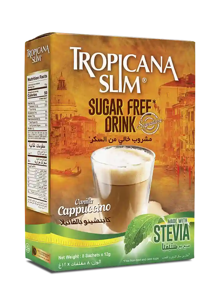 Tropicana Slim Sf Cappucciono 8 Sachets