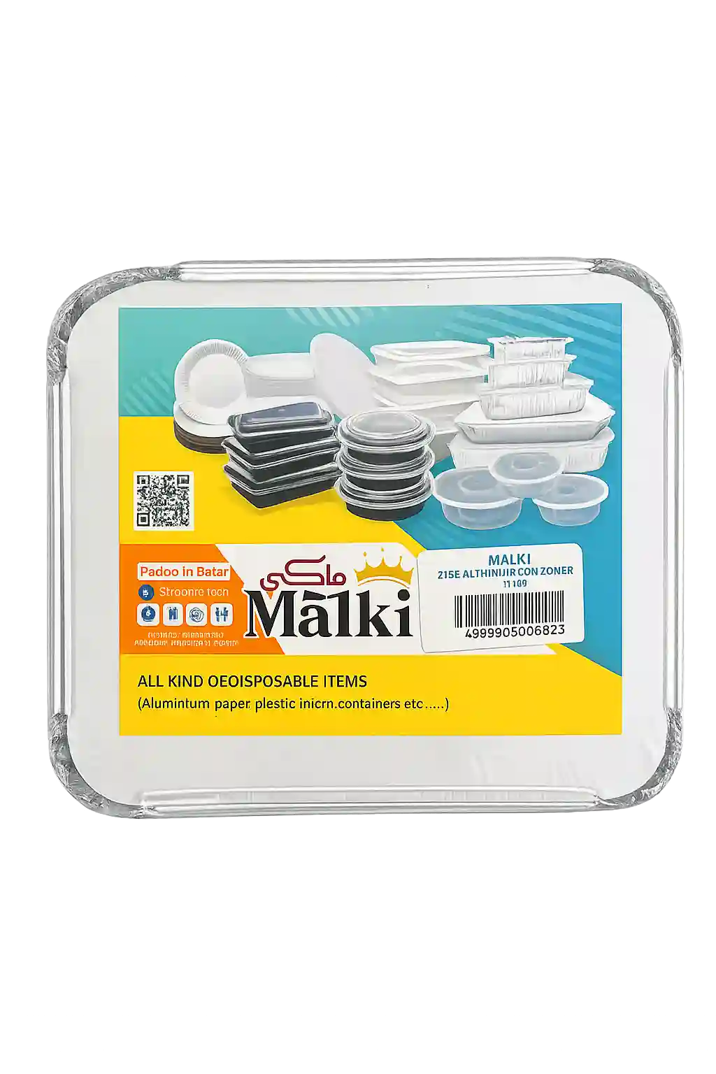 Aluminium Container +lid 10pcs 8389 Royal Pack