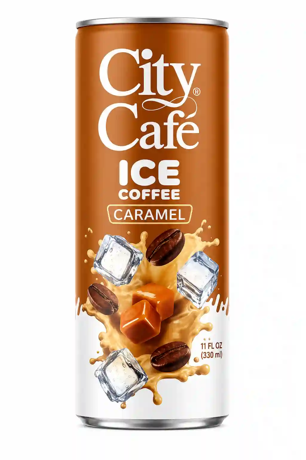 City Cafe Ice Coffee With Caramel Flavour 180ml