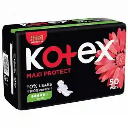 KOTEX MAXI SUPER PROTECT 50P