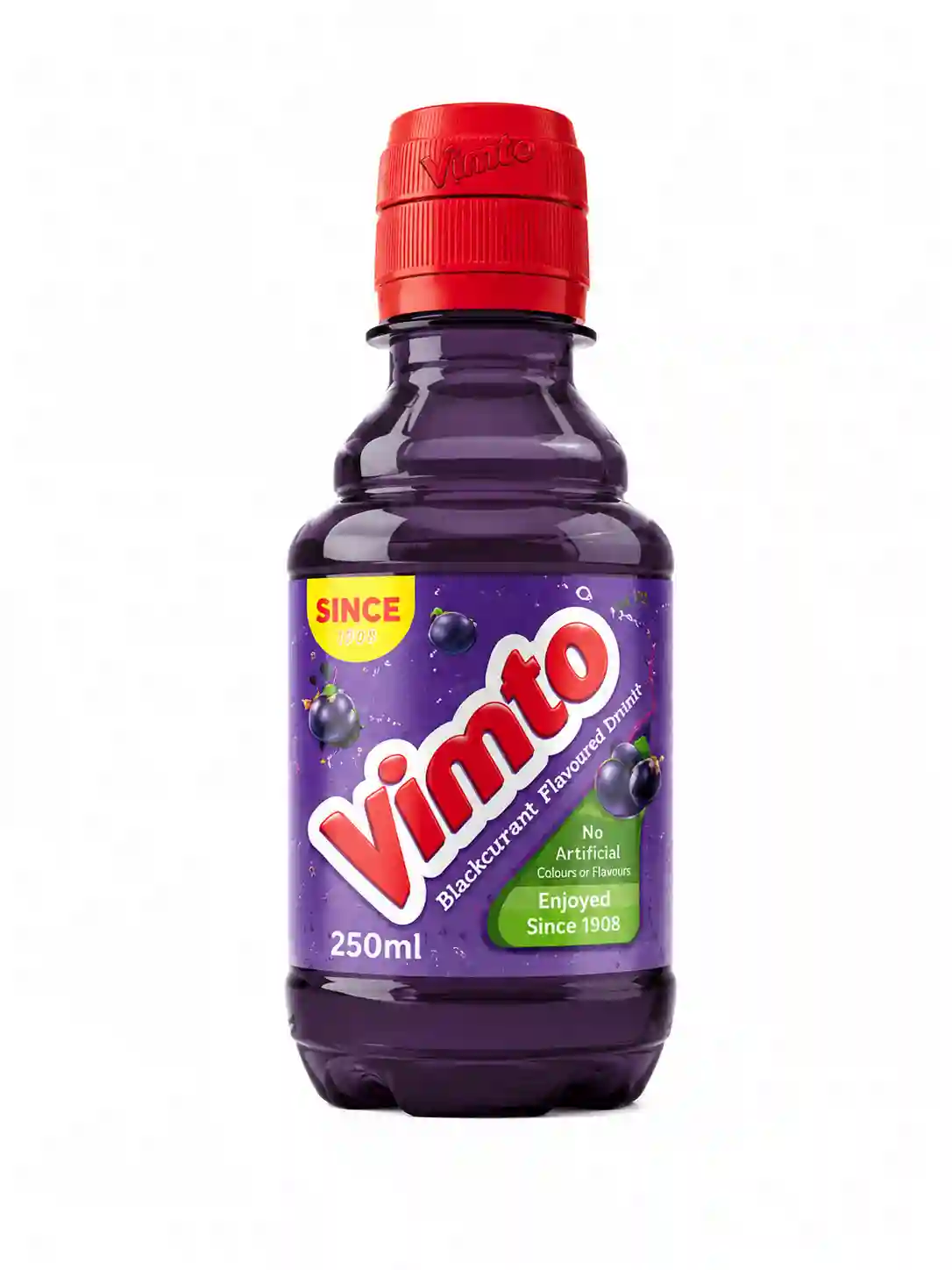 Vimto Black Currant Flavoured Drink 250ml.