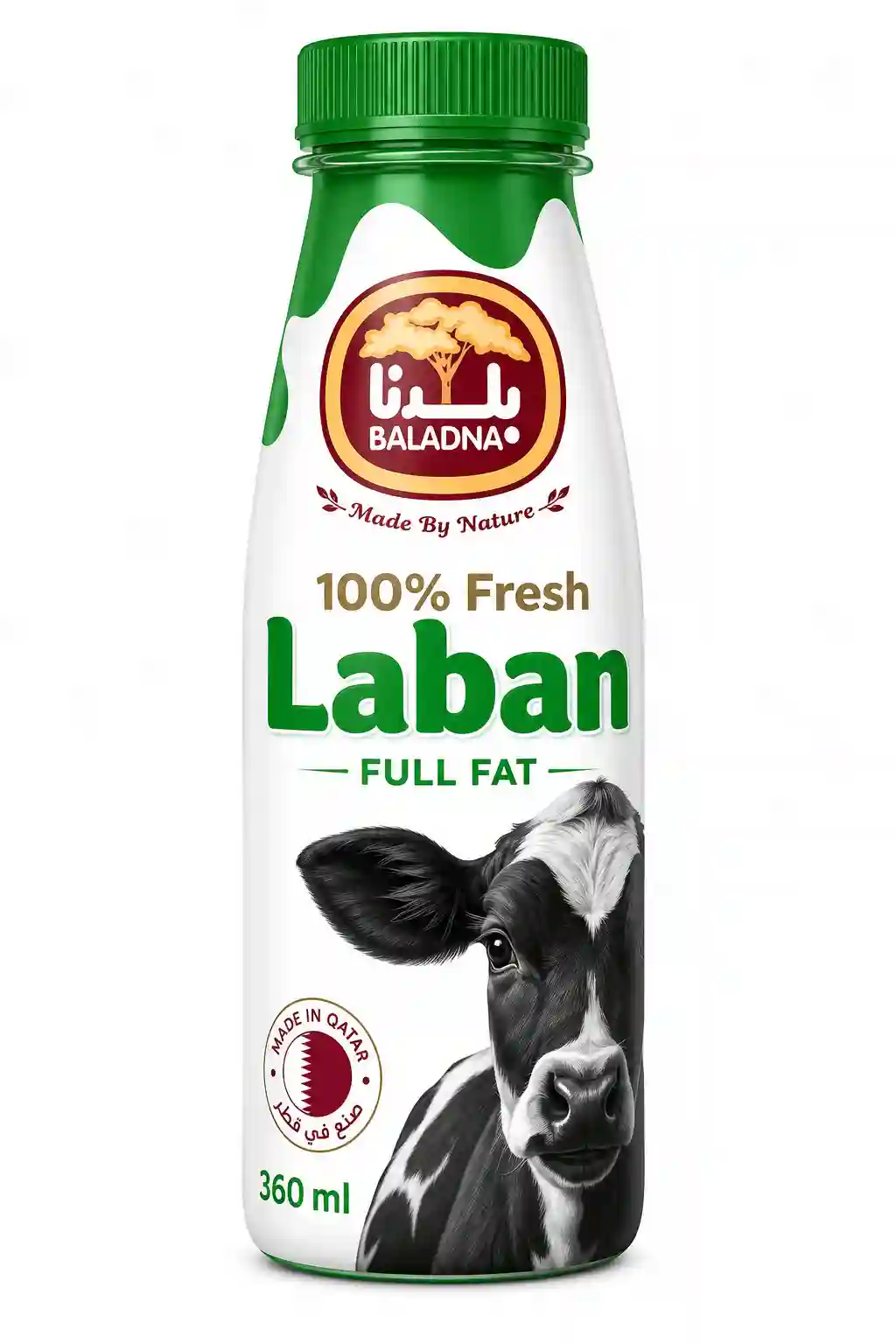 Baladna 100% Fresh Full Fat Laban 360ml