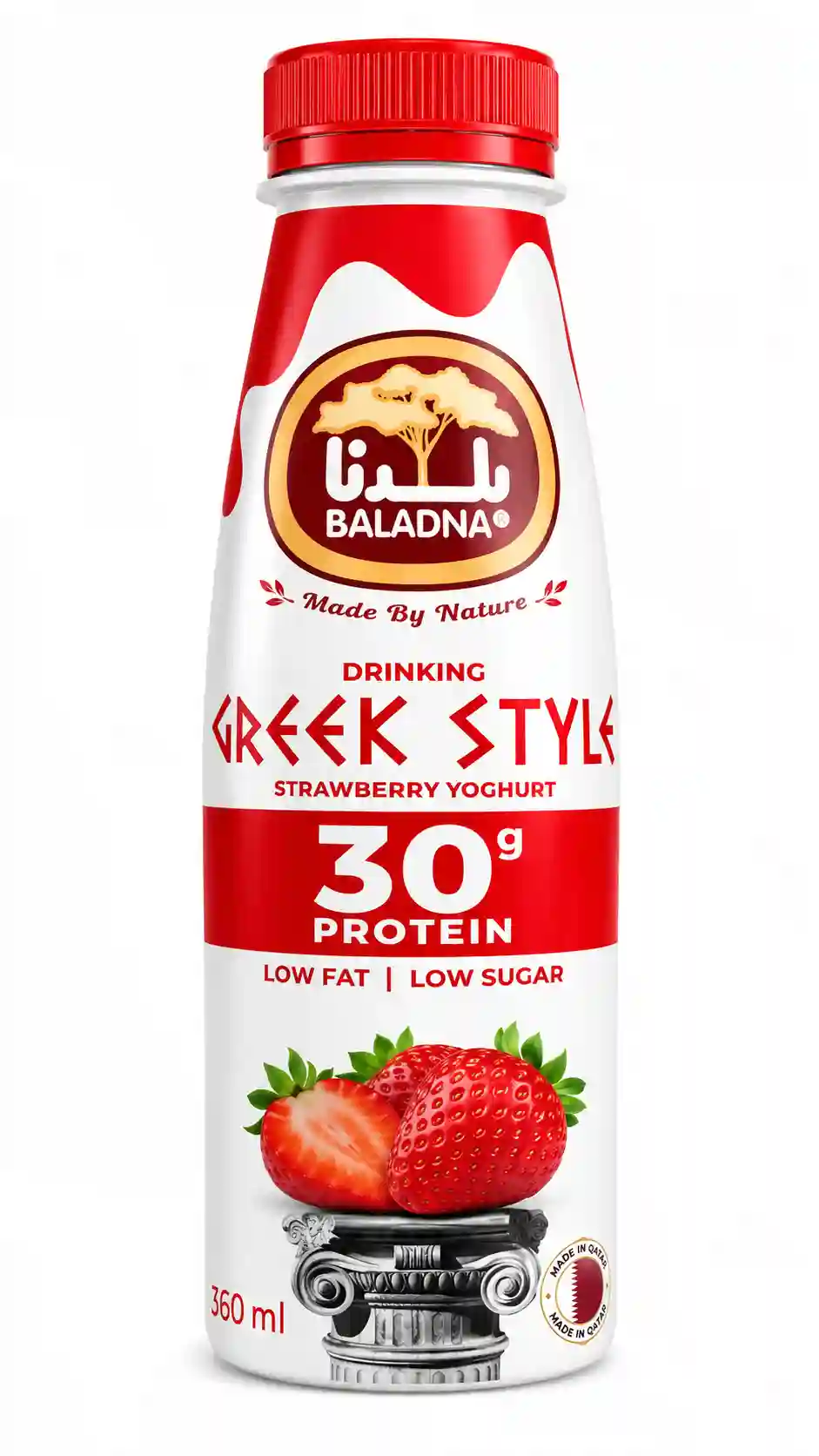 Baladna Strawberry Greek Yoghurt Drink 360ml