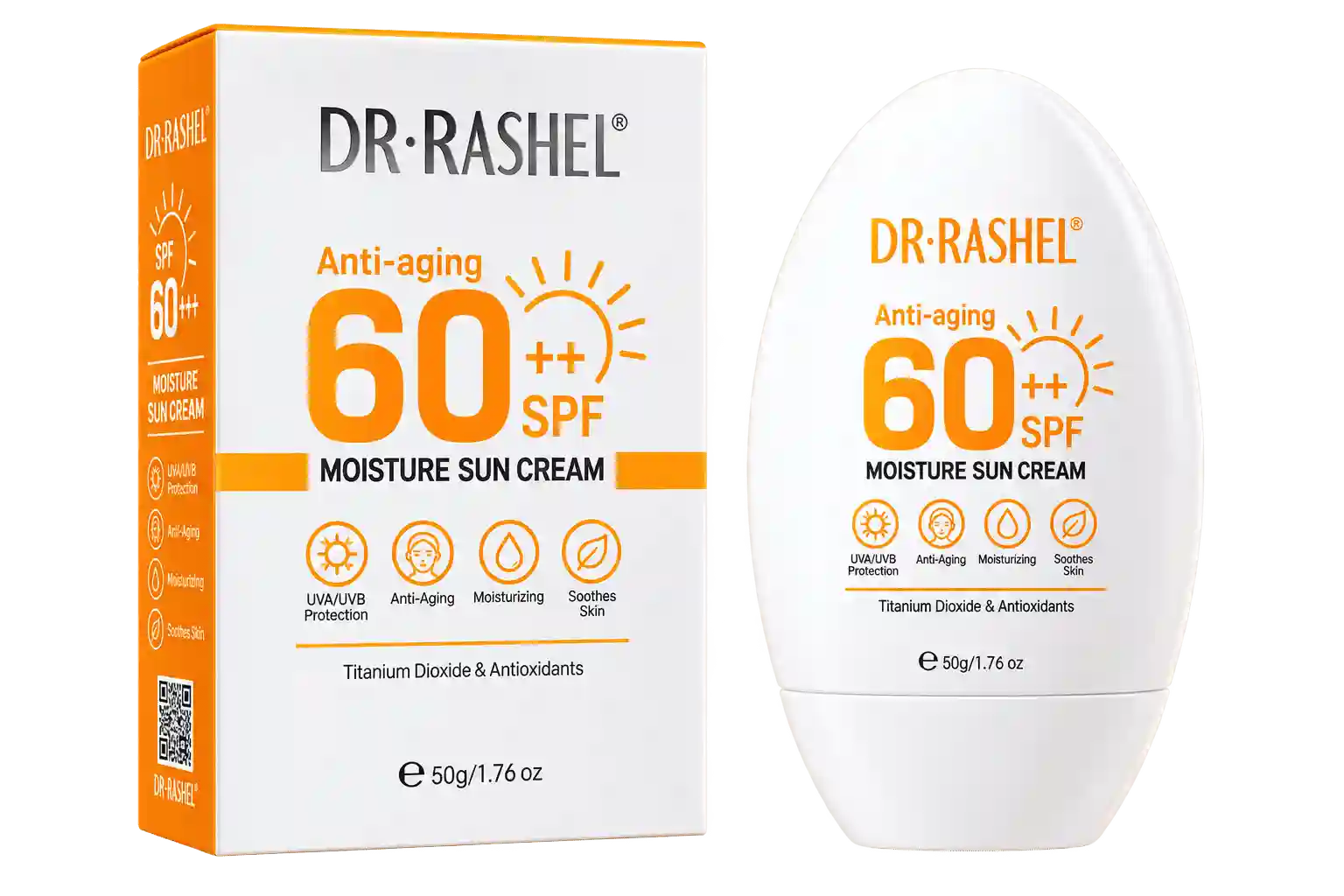 Dr Rashel Anti Aging 60+spf Moisture Sun Cream 60g