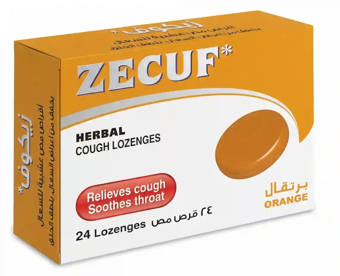 Zecuf Herbal Cough Lozenges 24 Pcs Orange