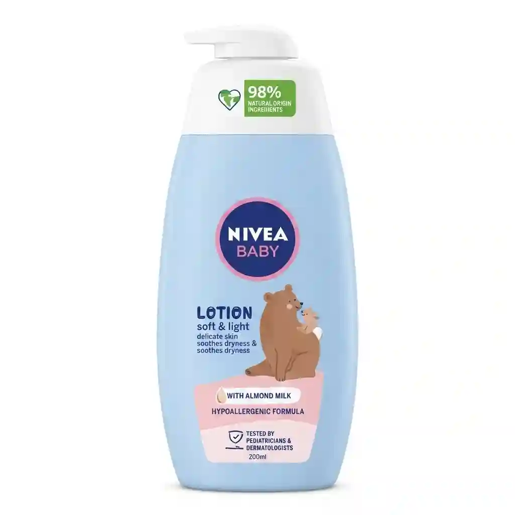 Nivea Baby Lotion Soft&light With Almond Milk&vitamins B5,c,e 500ML