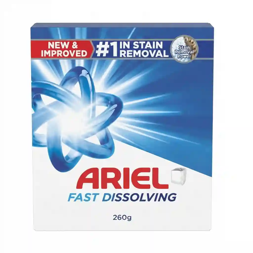 Ariel Fast Dissolving Detergent 260GM Hs