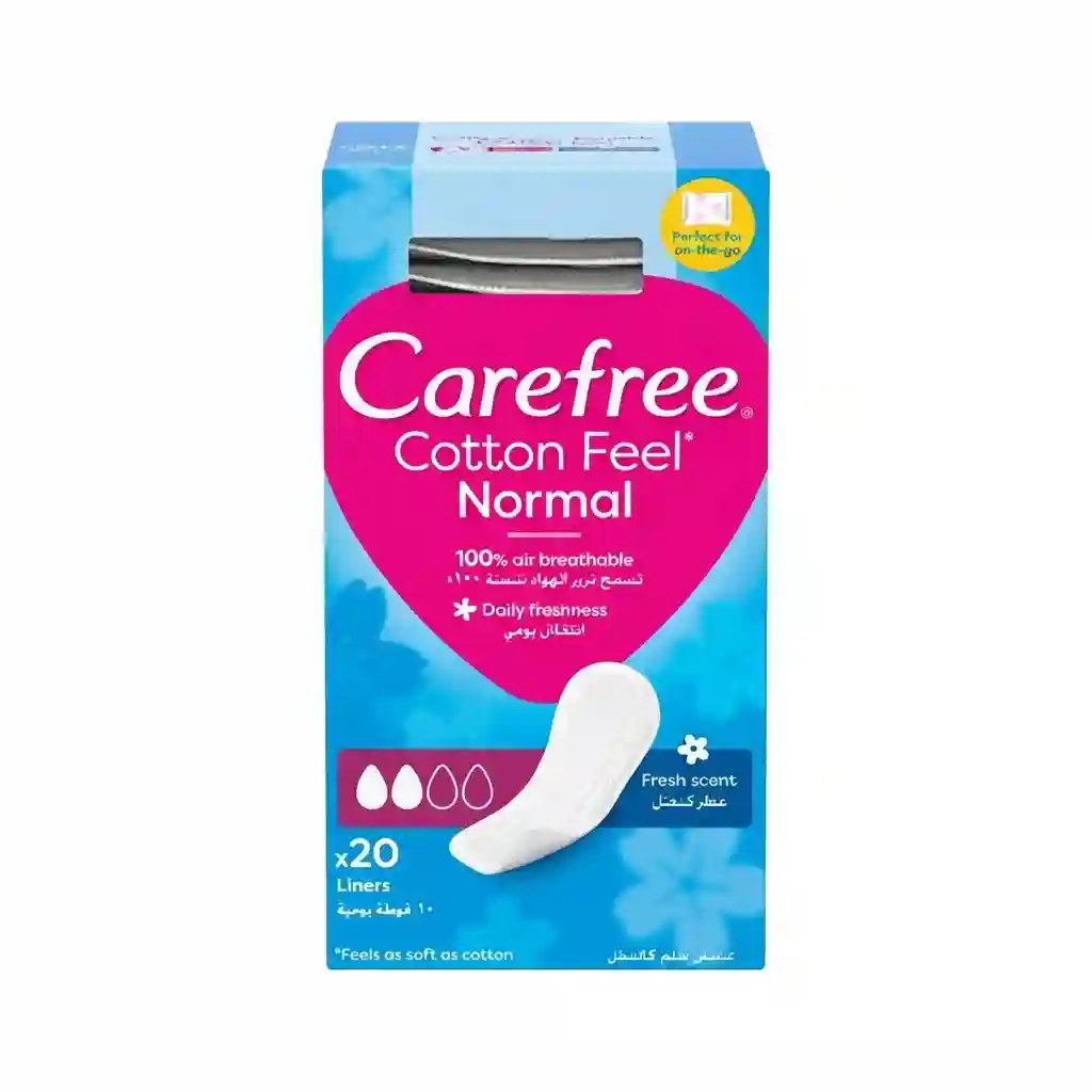 Carefree Single Wrapped Fresh Scent 20s