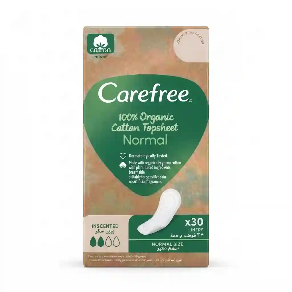 Carefree Organic Cotton Normal 30liners