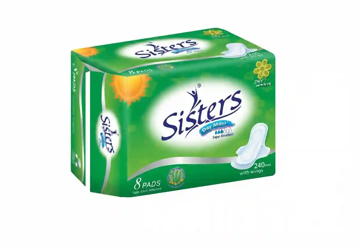 Sisters Day Maxi Pad Net Side Day 8s 36pc