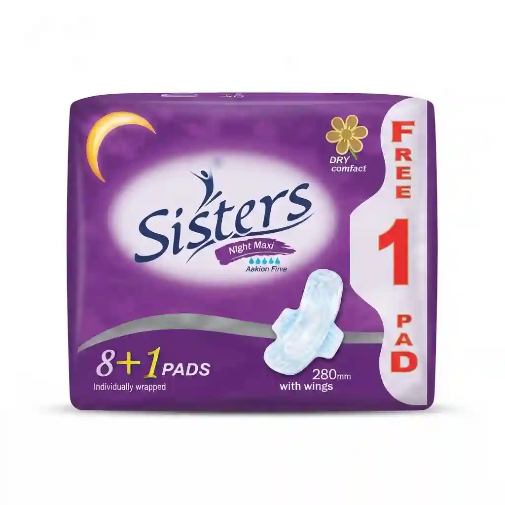 Sisters Heavy Flow 8+1pads With Wings