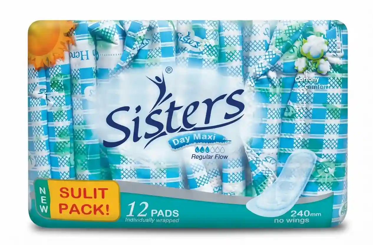 Sisters Day Maxi Pads 12pads