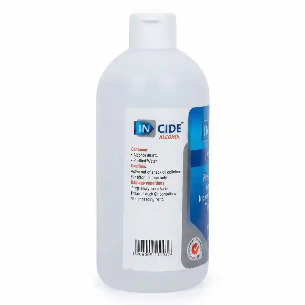 Incide Alcohol Ethyl 76% 500ML