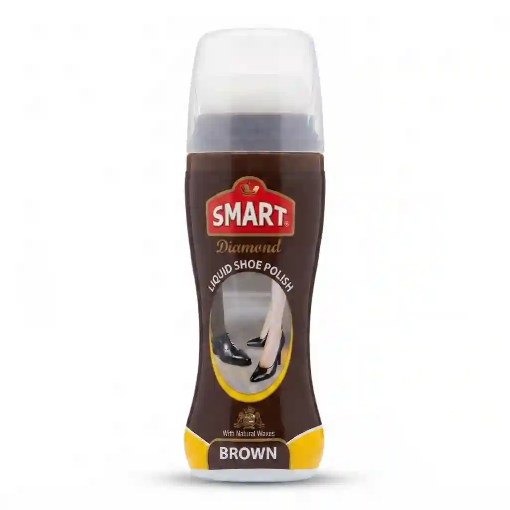 Smart Liquid Shoe Polish Brown 75ML
