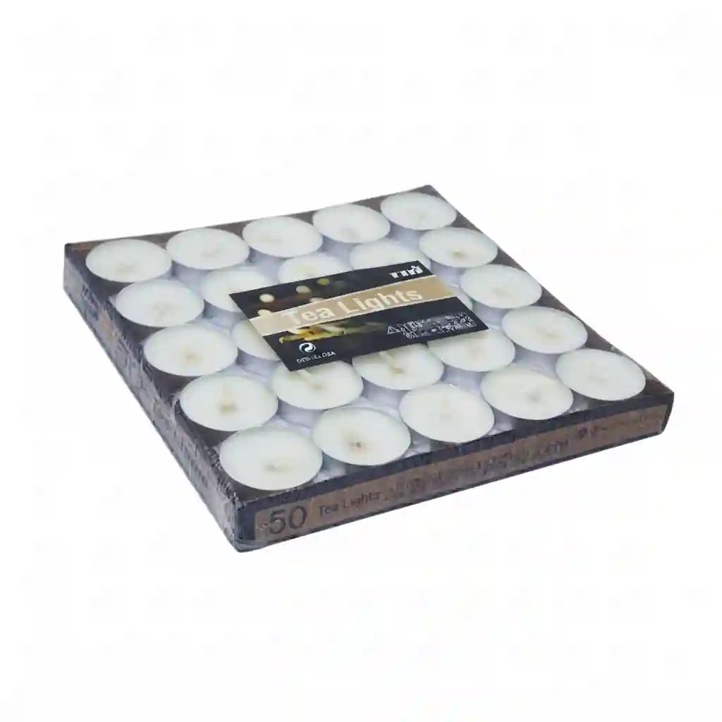 Tea Candle 50pc Assorted