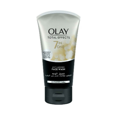 Olay Black Total Effect Facewash, 150ML