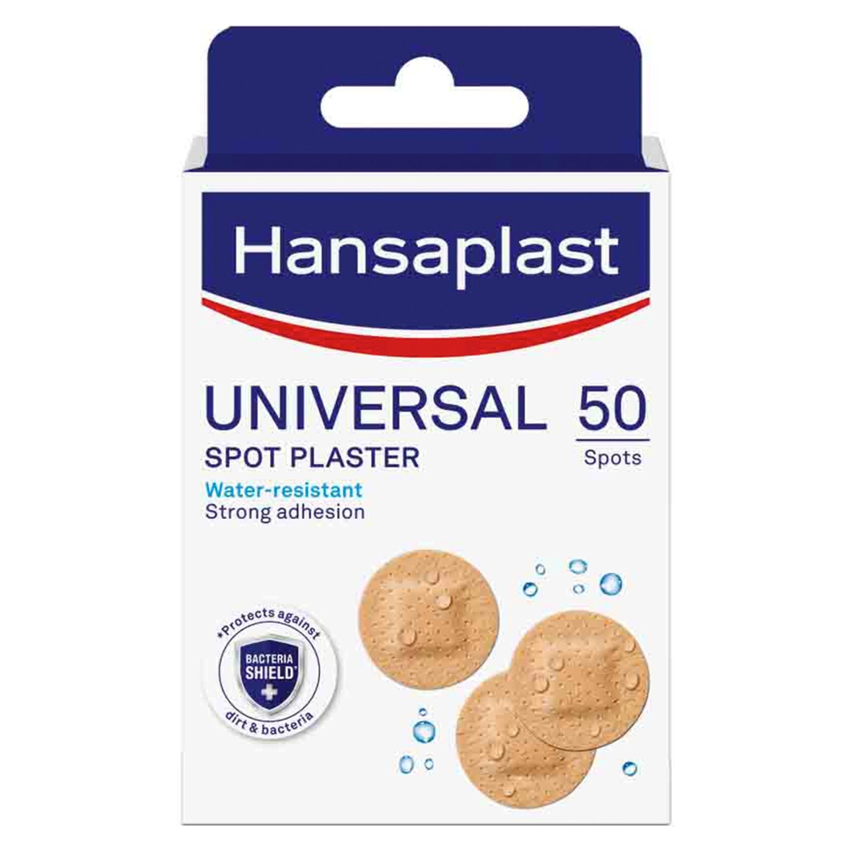 Hansaplast Universal Water-resistant Strong Adhesion Strips, 50 Pieces