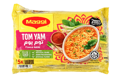 Maggi Tom Yan Instant Noodles Pack, 5x80g