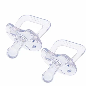 High Quality Bpa Free Baby Pacifier Nipple Nip Silicone Pacifier Feeding 2 Pack Single Pack