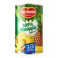 Delmonte Pineapple Juice Unsweetened 100% 1.36 Ltr
