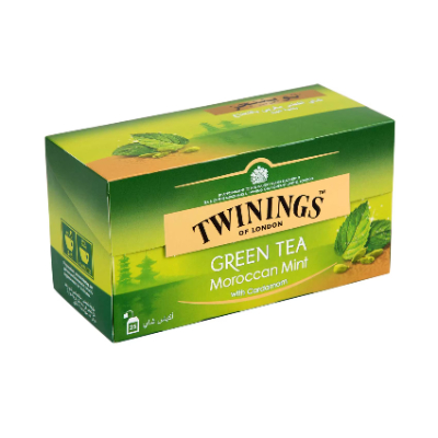 Twinings Morrocan Mint With Cardamom Green Tea, 25 Tea Bags