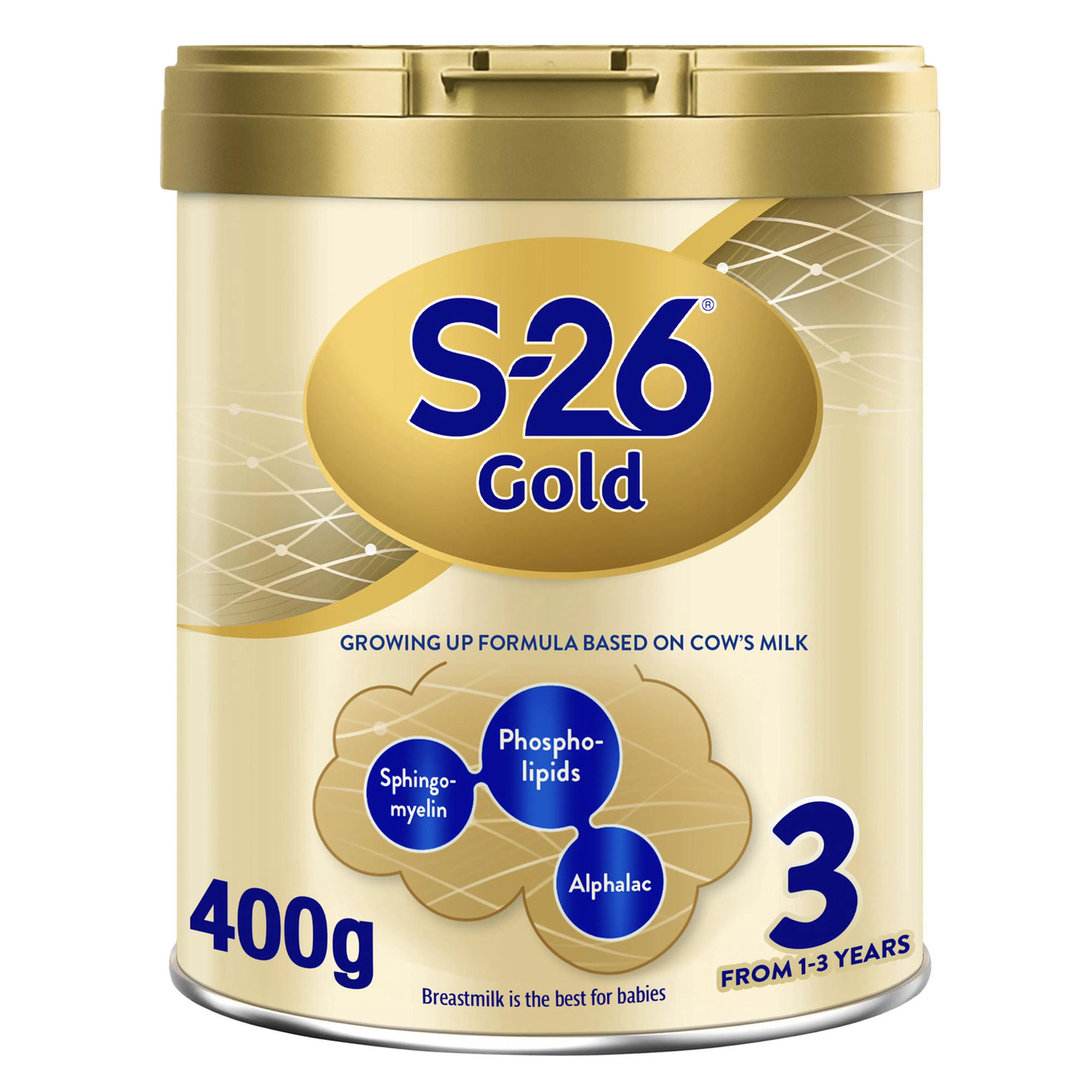 S-26 Gold Stage 3 Growing-up Formula Tin, 1-3 Years, 900g