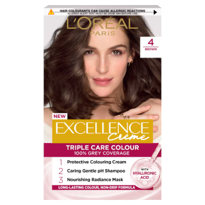 L'oreal Excellence Hair Color - 04 Natural Brown
