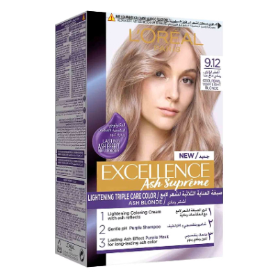 L'oreal Excellence Hair Dye 8.12 Ash Supreme