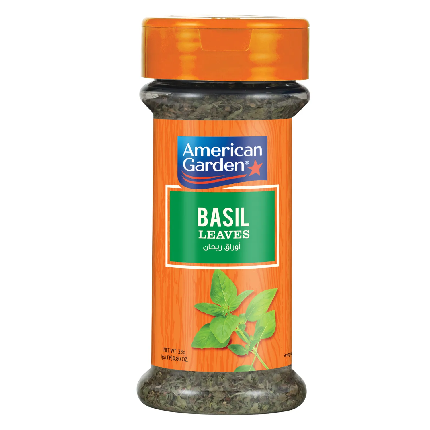 American Garden Basil Leaves, 23g