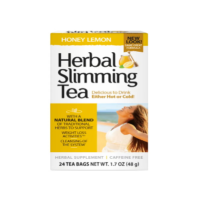 21st Century Vitamins Herbal Slimming Tea - Honey Lemon 24 Bags